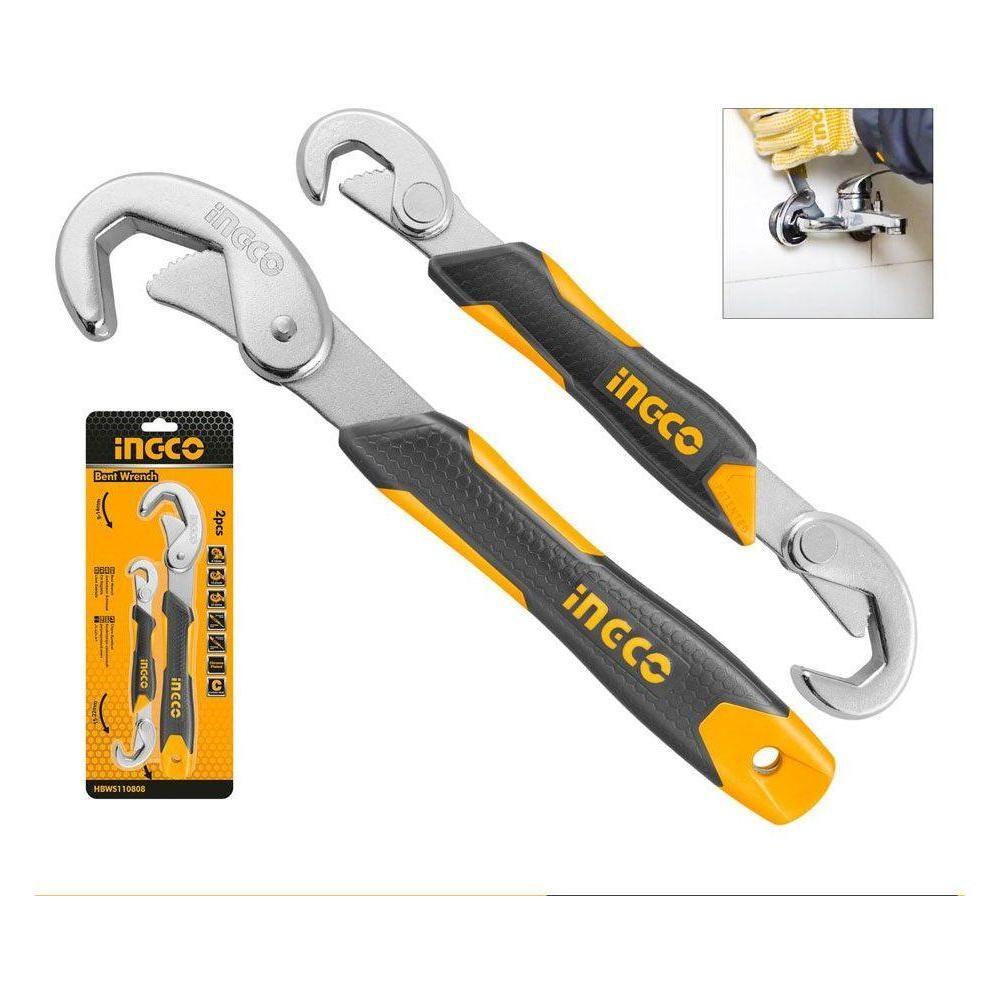 Ingco HBWS110808 Bent Wrench - KHM Megatools Corp. Ingco HBWS110808 Bent Wrench - KHM Megatools Corp.